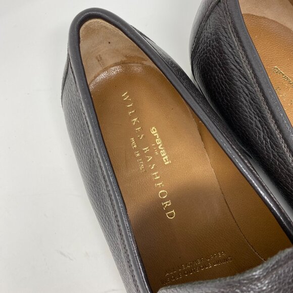 gravati for wilkes bashford leather slip on loafers main image 5